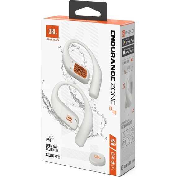 Спортивные наушники JBL Endurance Zone White, Цвет: White, изображение 11