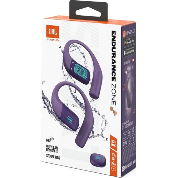Спортивные наушники JBL Endurance Zone Purple, Цвет: Purple, изображение 11