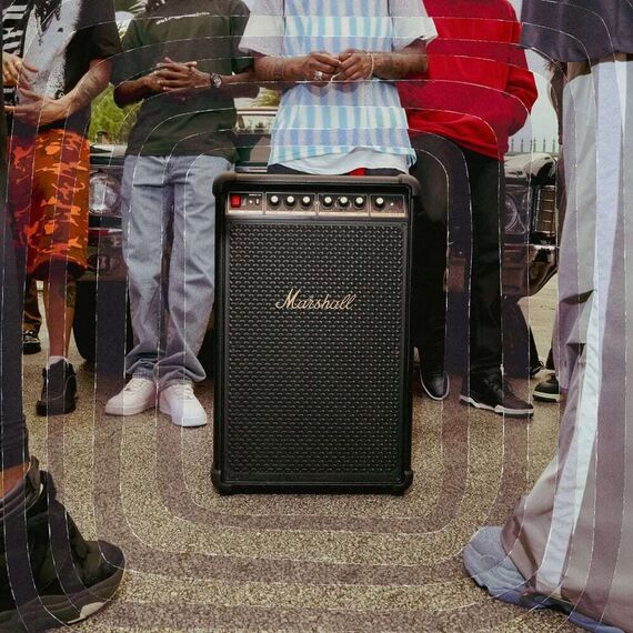 Колонка Marshall BROMLEY 750 Black and brass, изображение 8