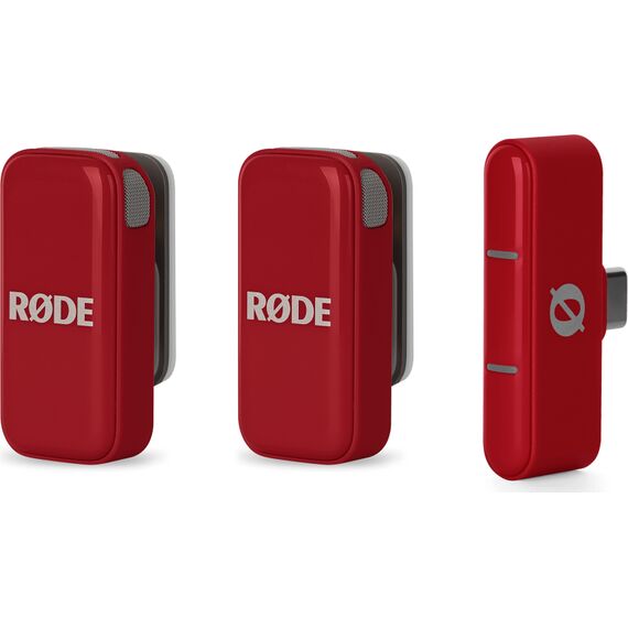 Беспроводной микрофон RODE Wireless Micro (Red for USB-C), Цвет: Red, Подключение: USB-C, изображение 2