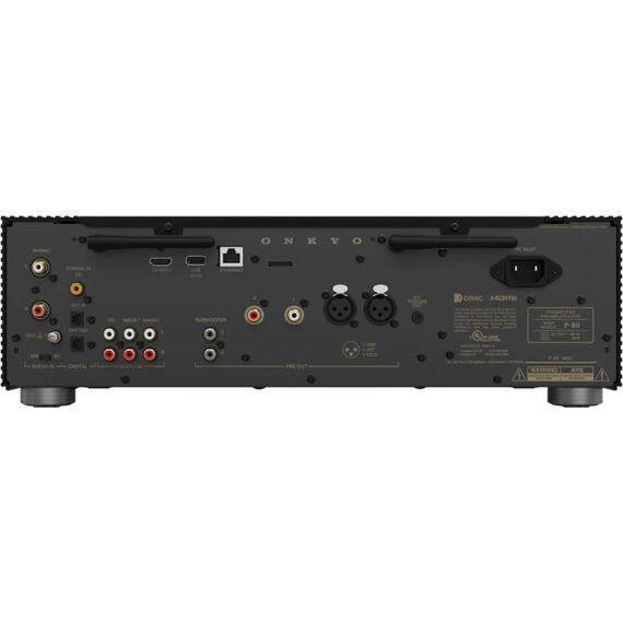 Предусилитель Onkyo Icon P-80 Black, Цвет: Black, изображение 5