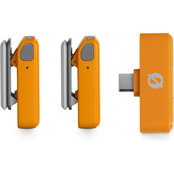 Беспроводной микрофон RODE Wireless Micro (Orange for USB-C), Цвет: Orange, Подключение: USB-C, изображение 3