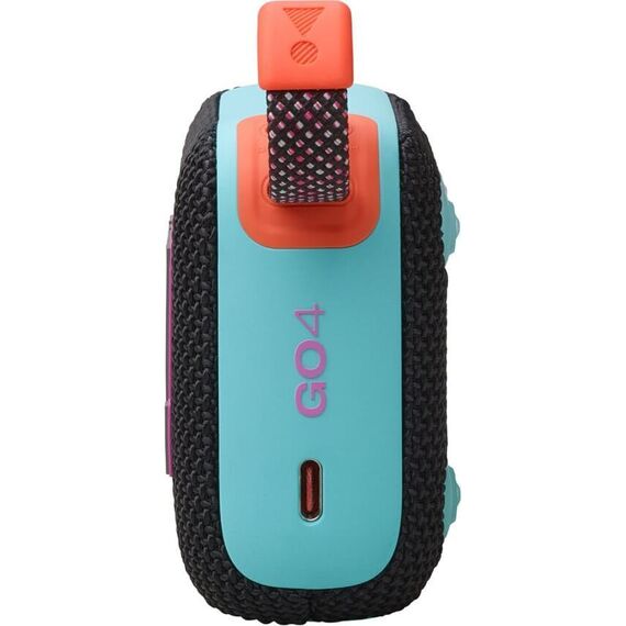 Портативная колонка JBL Go 4 Black and Orange, Цвет: Black and Orange, изображение 4