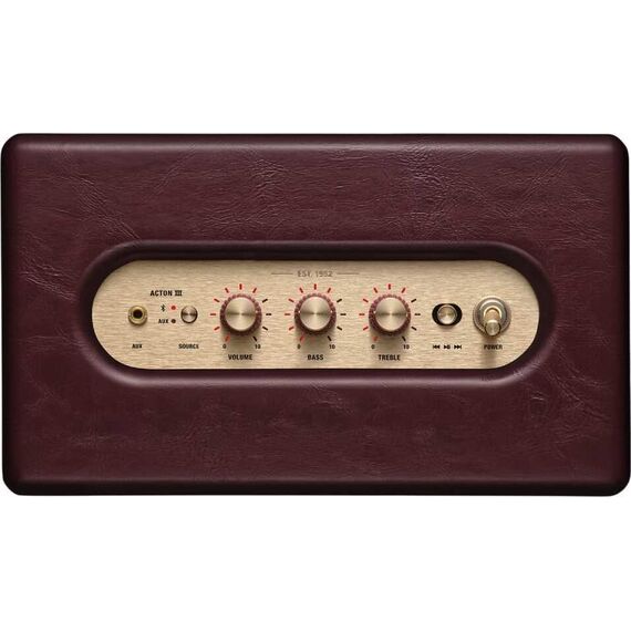 Колонка Marshall ACTON III Burgundy, Цвет: Burgundy, изображение 3
