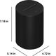 Smart-колонка Sonos Era 100 Black, Цвет: Black, изображение 8