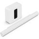 Развлекательный набор премиум-класса с Sonos Arc Ultra White, Цвет: White