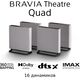 Система кинотеатра Sony BRAVIA Theatre Quad | 360 Spatial Sound Mapping | Dolby Atmos®/DTS:X®